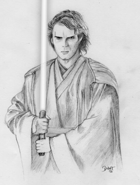 Раскраска Звездные войны вобианкиноби