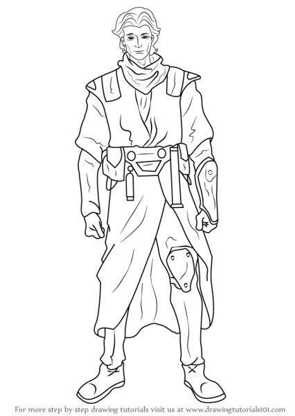 Звёздные войны раскраска Энакин Скайуокер