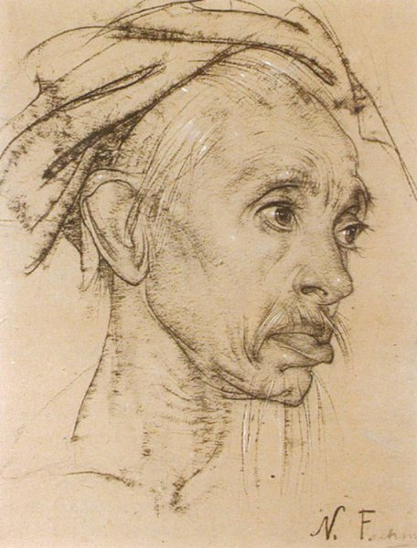 Портреты Графика Рафаэль Санти