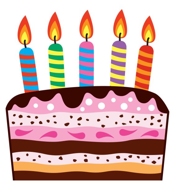 Раскраска "с днем рождения!"