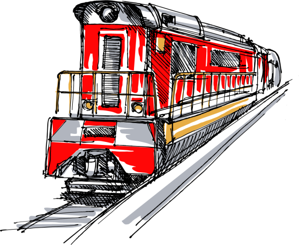 Детские рисунки РЖД