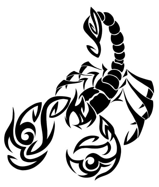 Скорпион тату эскиз