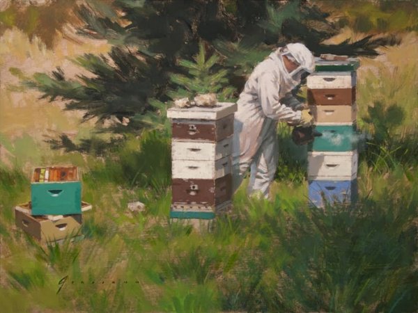 Левитан пасека