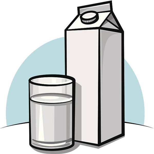 Стакан молока раскраска для детей