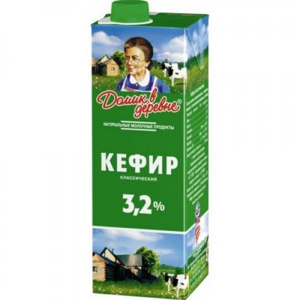 Кефир на прозрачном фоне