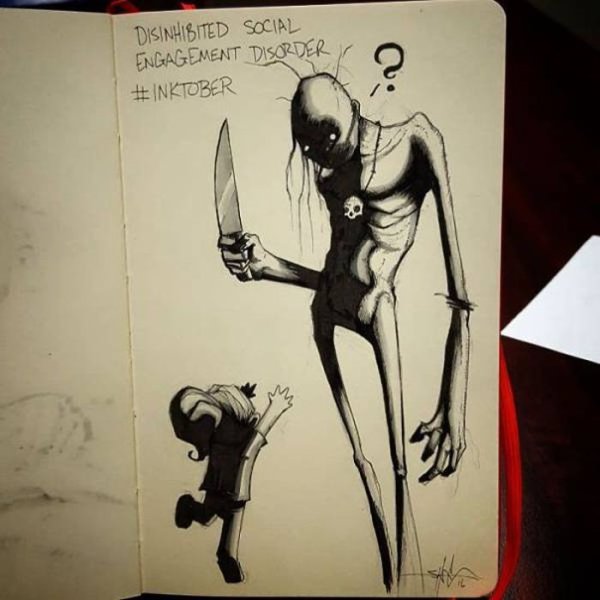 Шон Косс рисунки фобии