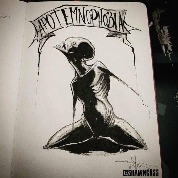 Шон Косс рисунки психические заболевания