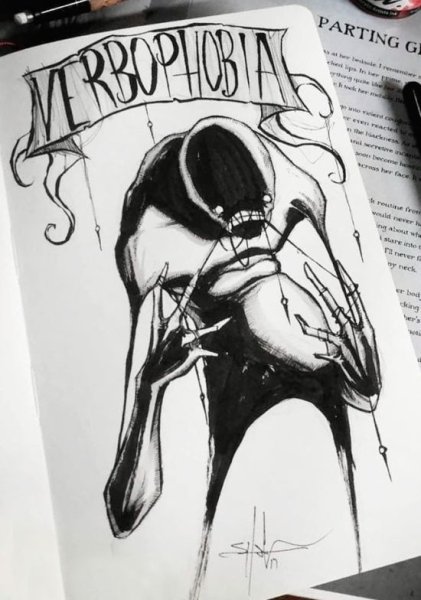 Шон Косс рисунки фобии