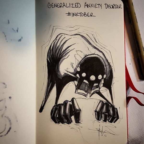 Художник Шон Косс фобии