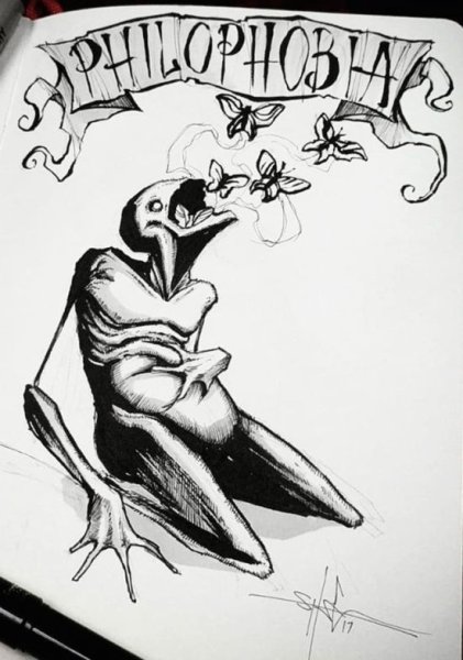 Художник Шон Косс фобии