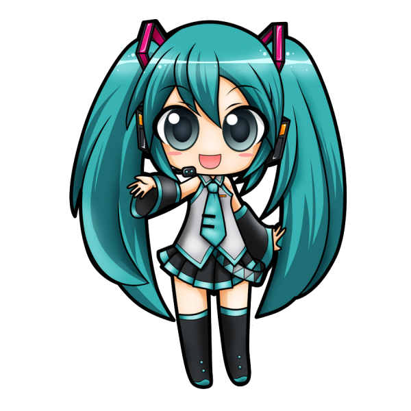 Мику Хацунэ рисунок