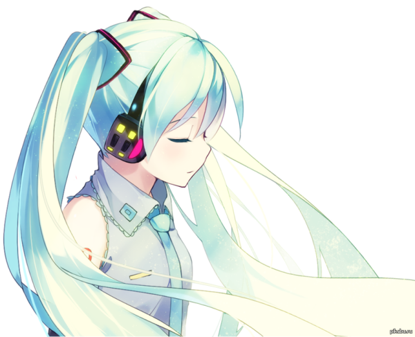 Мику Хацунэ рисунок