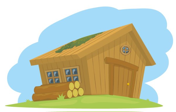 Сарай мультяшный