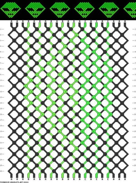 Схемы фенечек с рисунками