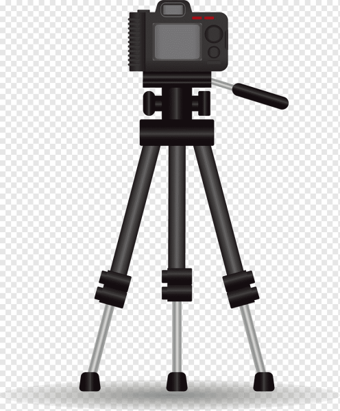 Камера на треноге вектор