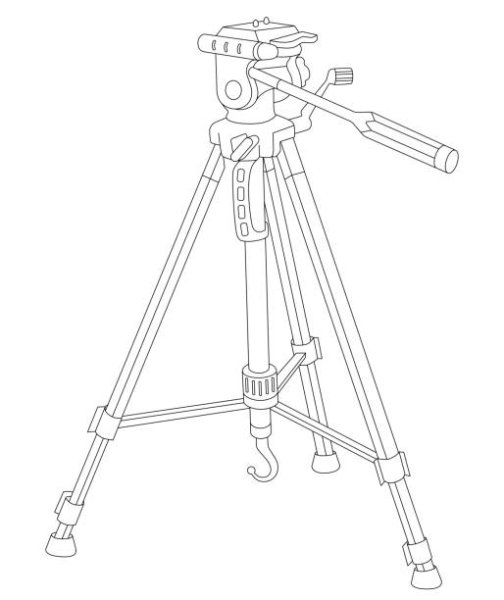Штатив раскраска