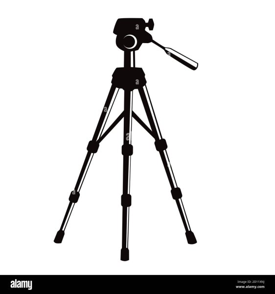 Камера на штативе вектор