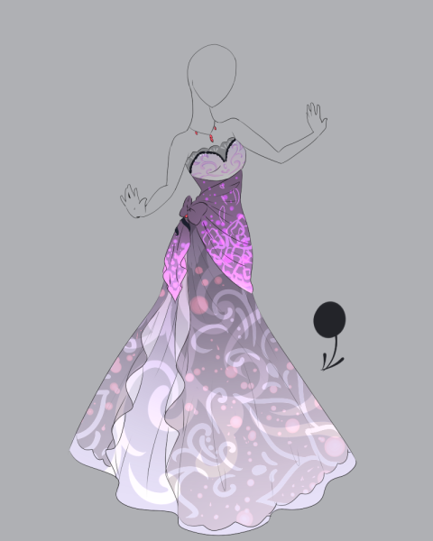 Нарисовать платье