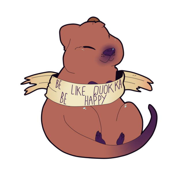 Квокка иллюстрация