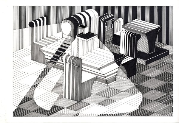 Объемная архитектурная композиция