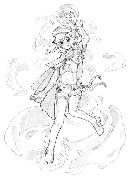 Раскраска Геншин Импакт