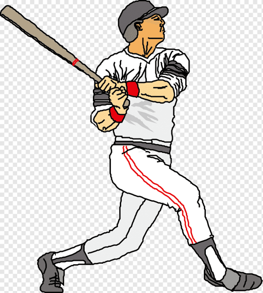 Мультяшный бейсболист