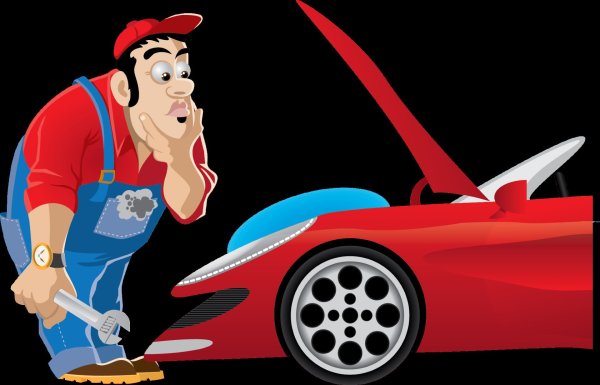 Мультяшные автомеханики