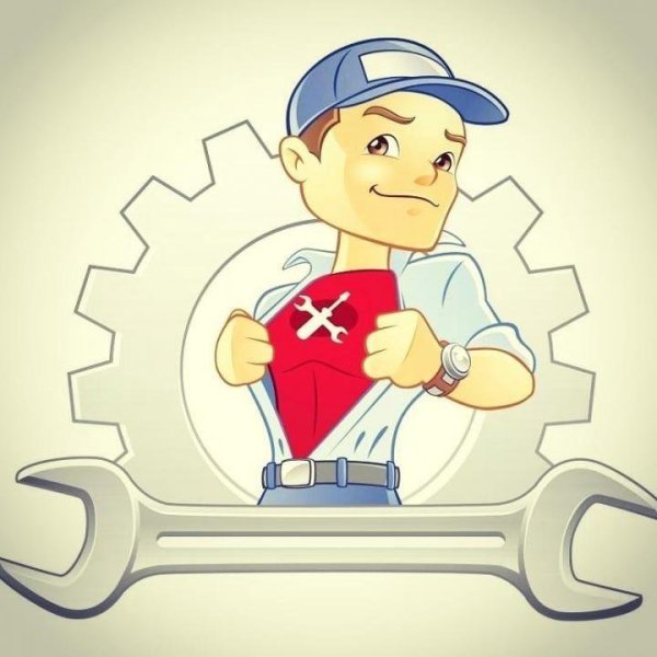 Автомеханик рисунок