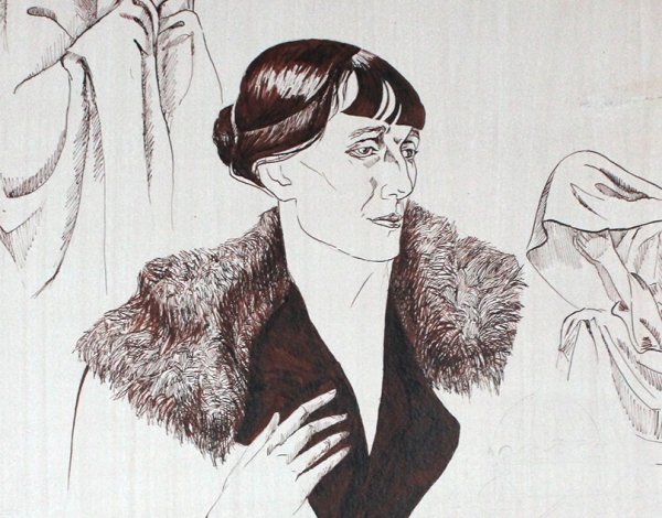 Ахматова портрет