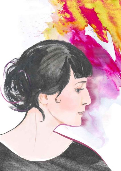 Портрет Анны Ахматовой Графика