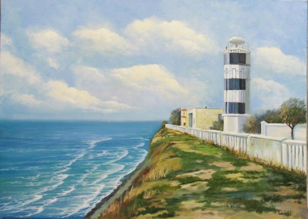 Анапский Маяк Анапа картина