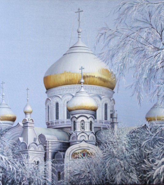 Белых храмов купола золоченые