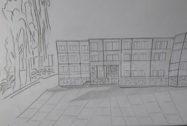 Царскосельский лицей рисунок Пушкина