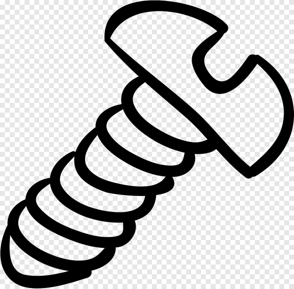 Раскраска шуруп