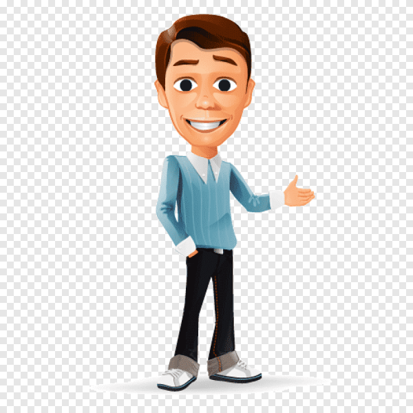 Мультяшный бизнесмен