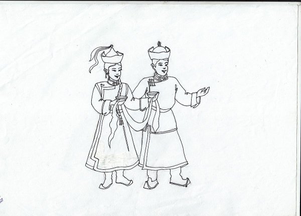 Шагаа рисунки с карандашом