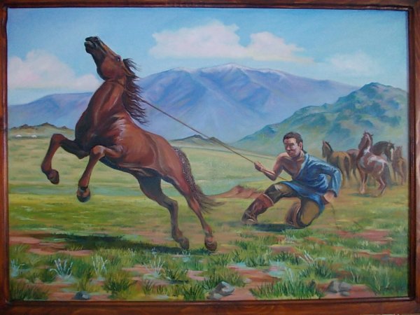 Картины тувинского художника ай-хаан адыг-оол