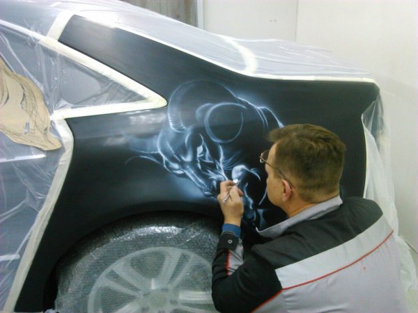 Аэрография кузова автомобилей