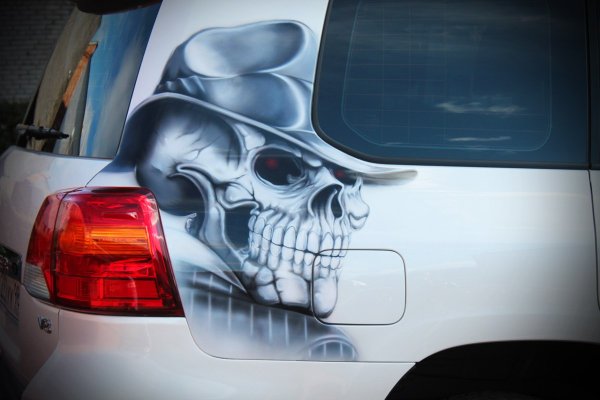 Аэрография на капот