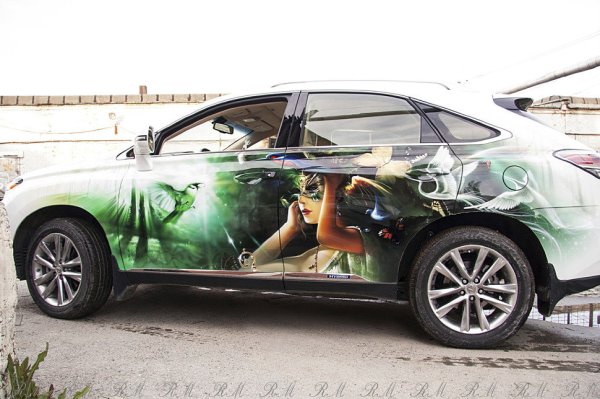 Skoda Fabia аэрографика