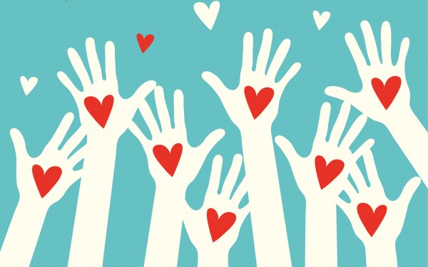 Волонтеры фон