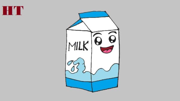 Я люблю молоко рисунок