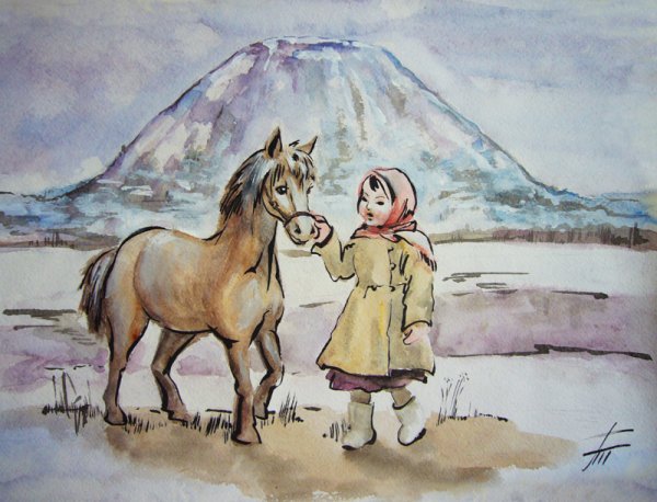 Башкирская живопись Танзиля Гайфуллина