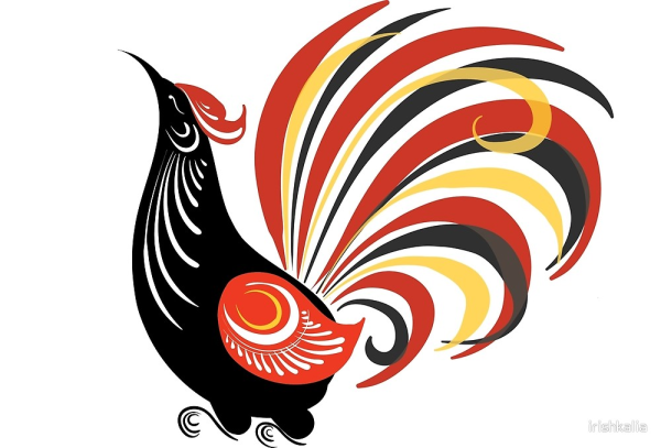 Городецкая роспись Городецкий фазан