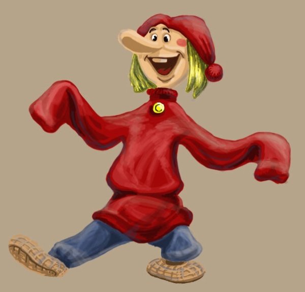 Петрушка рисунок