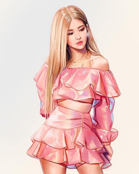 Розе Блэк Пинк арт