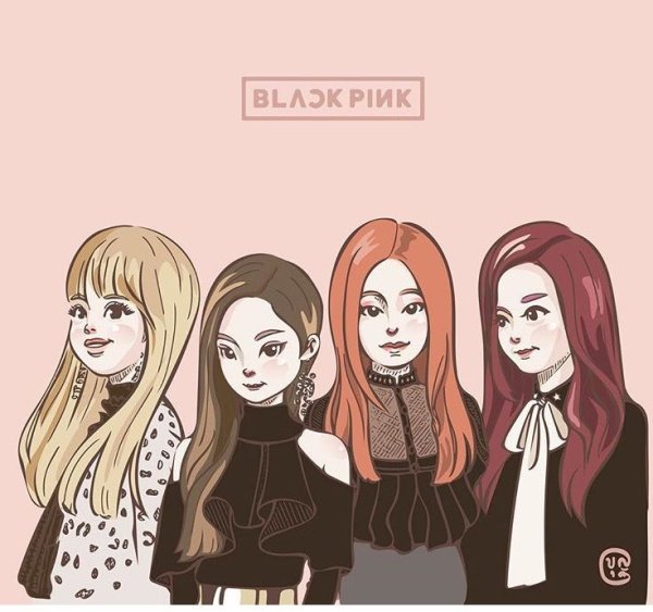 Группа BLACKPINK арты