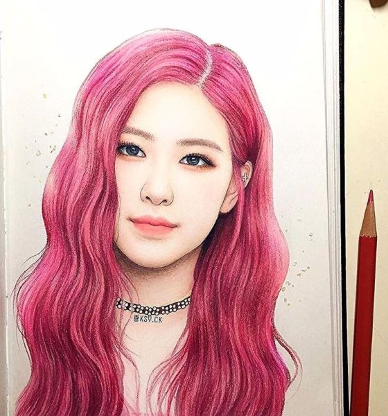 Розе Блэк Пинк арт