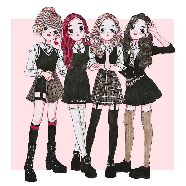 BLACKPINK Art Чиби