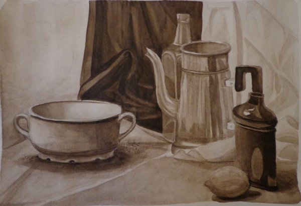 Гризайль Академической живописи